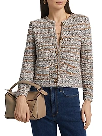 Mixed Knit Cardigan