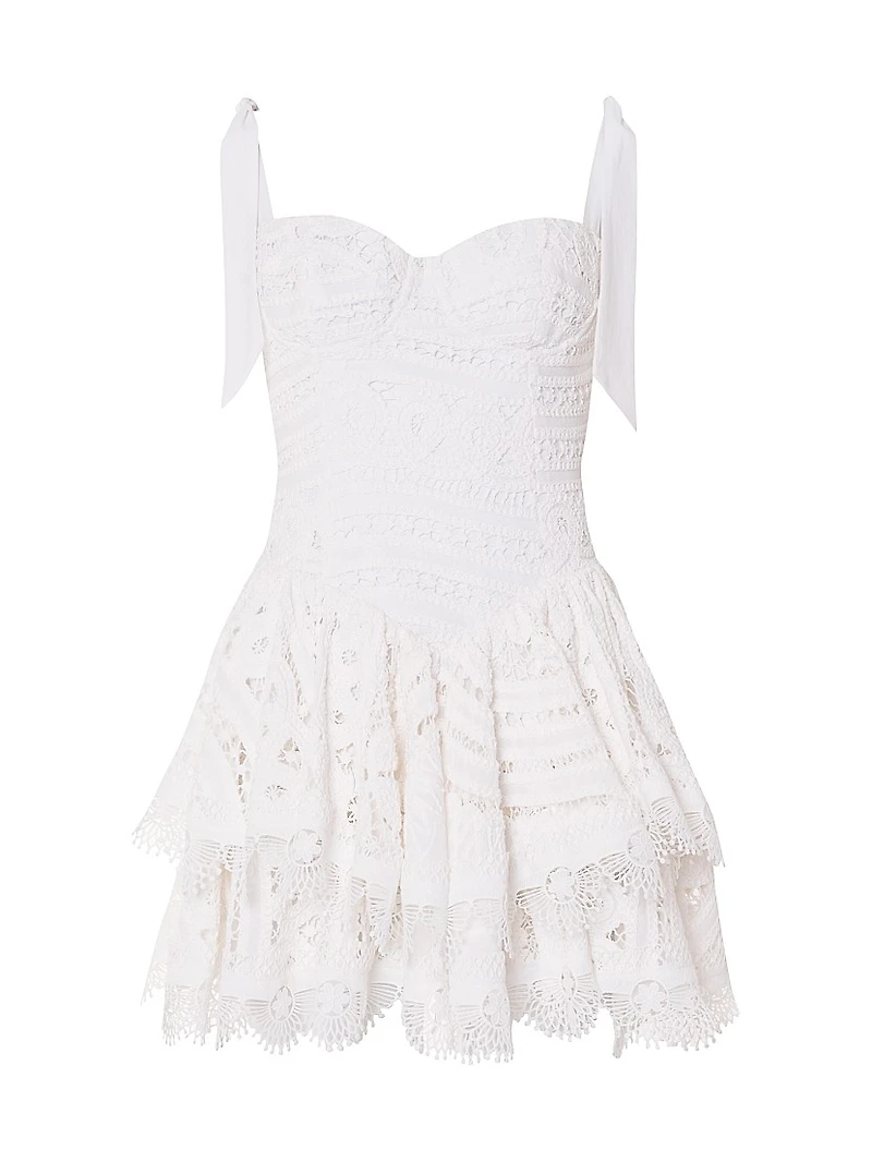 Rythmic Lace Minidress