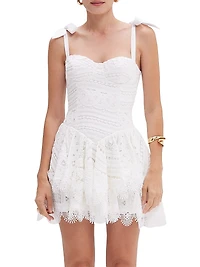 Rythmic Lace Minidress