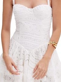 Rythmic Lace Minidress
