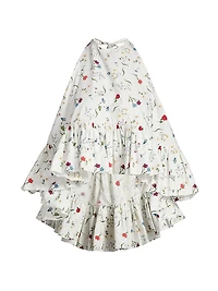 Winstop Floral Cotton Poplin Halterneck Top