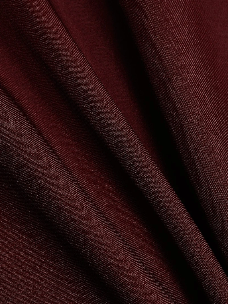 Ayva Silk-Chiffon Halterneck Gown