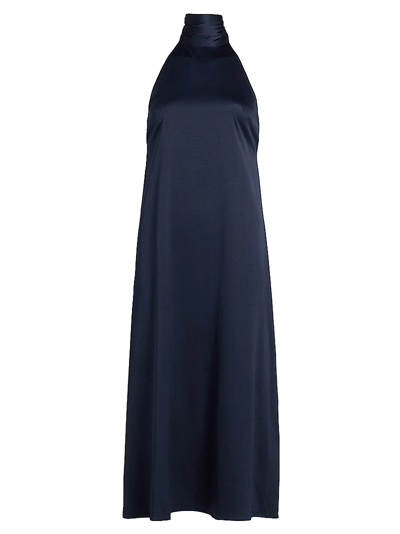Meera Satin Midi-Dress
