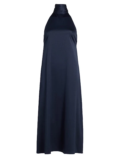 Meera Satin Midi-Dress