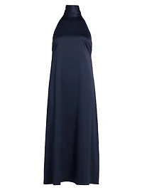Meera Satin Midi-Dress