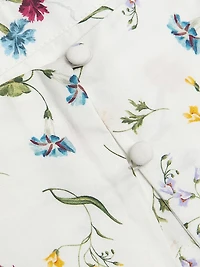 Walton Floral Cotton Crop Top