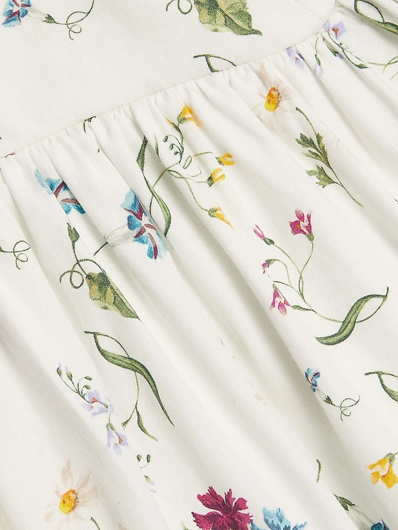 Noora Poplin Midi-Skirt