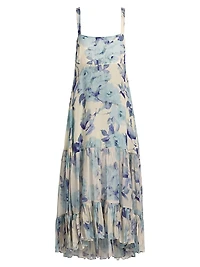 Bellevue Silk Chiffon Maxi Dress