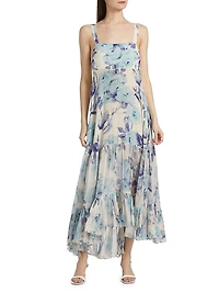 Bellevue Silk Chiffon Maxi Dress