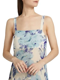 Bellevue Silk Chiffon Maxi Dress