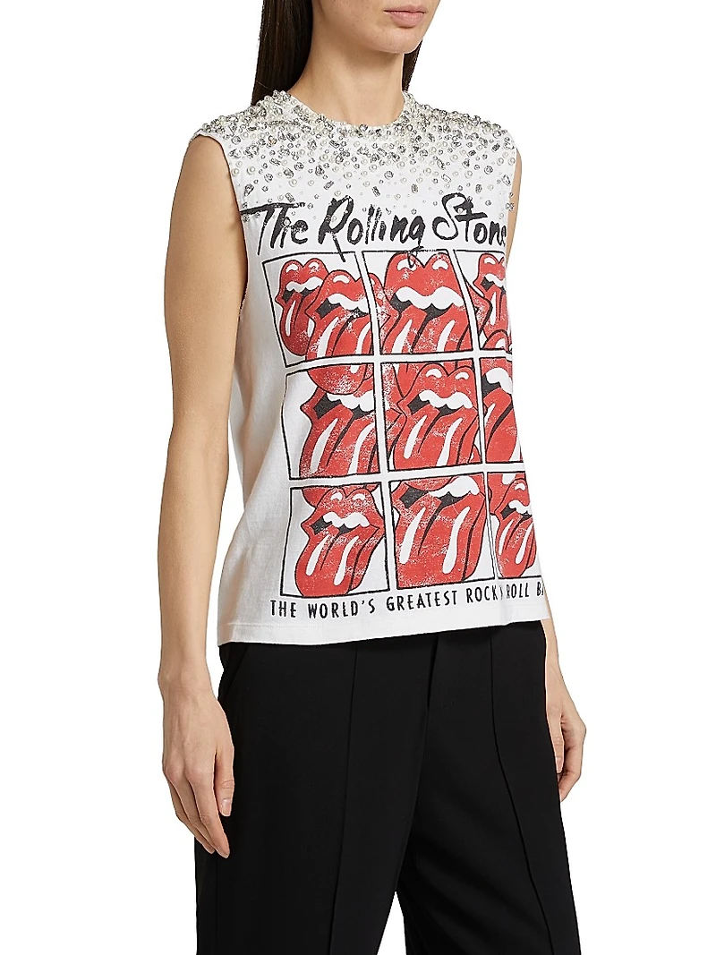 Micah Embellished Muscle Tank Top