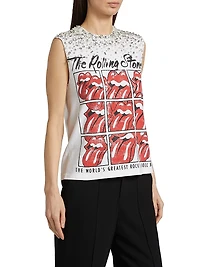 Micah Embellished Muscle Tank Top