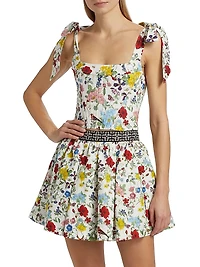 Clara Bow-Accented Bustier Top