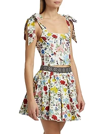 Clara Bow-Accented Bustier Top