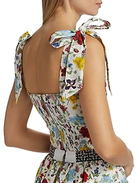 Clara Bow-Accented Bustier Top