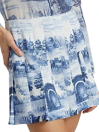 Carter Pleated Miniskirt