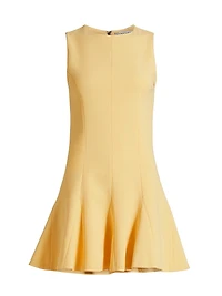 Isa Crewneck Flare Minidress