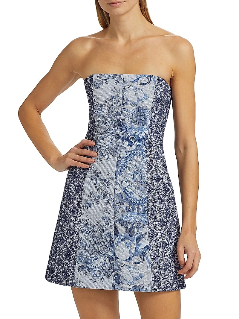 Violet Strapless Minidress