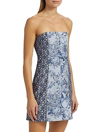 Violet Strapless Minidress