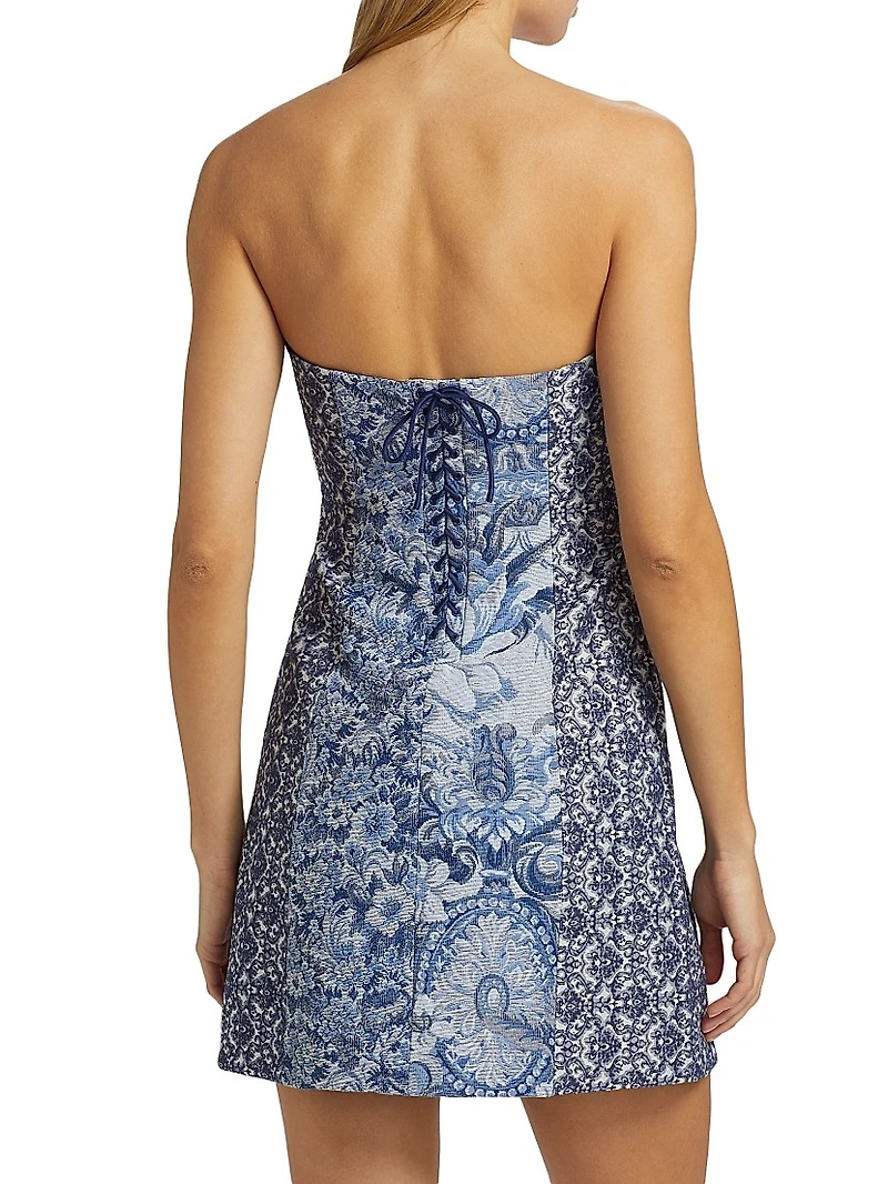 Violet Strapless Minidress