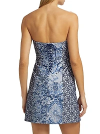Violet Strapless Minidress