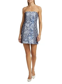 Violet Strapless Minidress