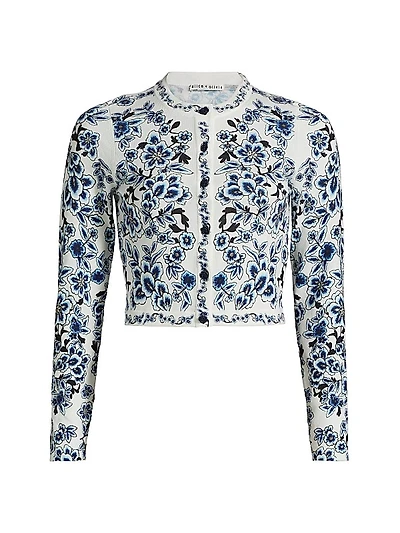 Carson Floral Cotton Cardigan
