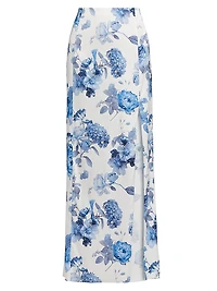 Stephine Floral Slit Maxi Skirt