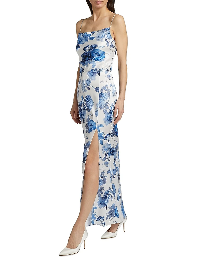 Stephine Floral Slit Maxi Skirt