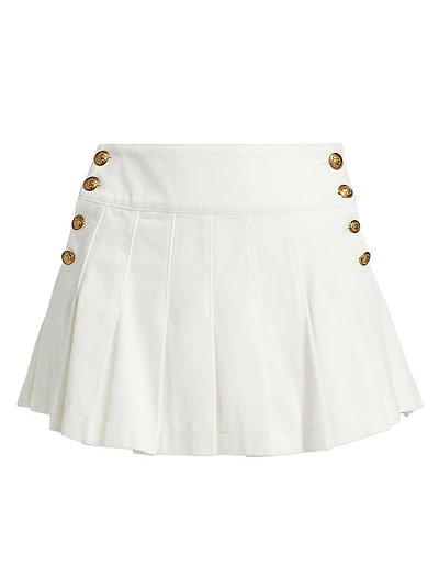 Lanna Pleated Miniskirt