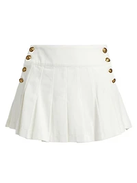 Lanna Pleated Miniskirt