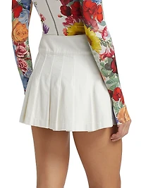 Lanna Pleated Miniskirt