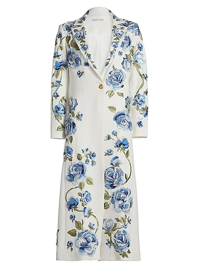 Macey Embellished Longline Blazer