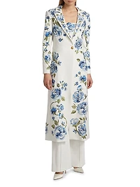 Macey Embellished Longline Blazer