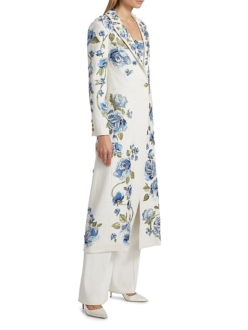 Macey Embellished Longline Blazer