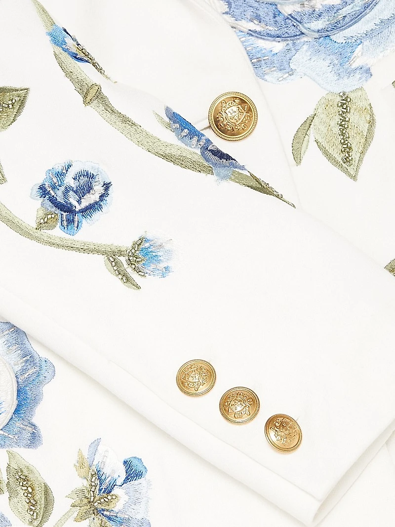 Macey Embellished Longline Blazer