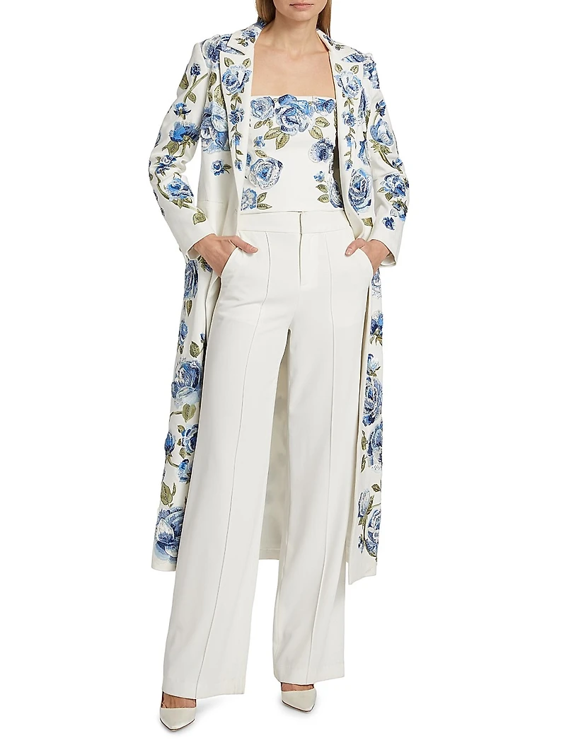 Macey Embellished Longline Blazer