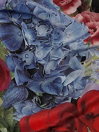 Brady Floral Silk Button-Front Blouse