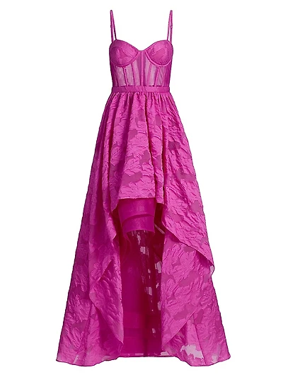 Organza High-Low Gown