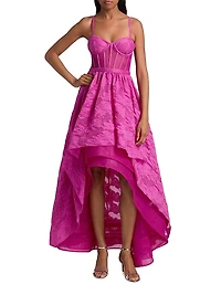 Organza High-Low Gown