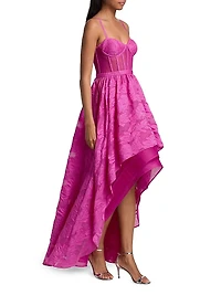 Organza High-Low Gown