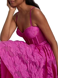 Organza High-Low Gown