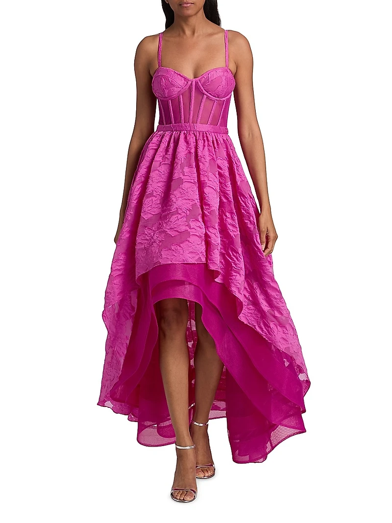 Organza High-Low Gown