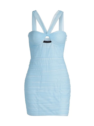 Tulle Halterneck Minidress