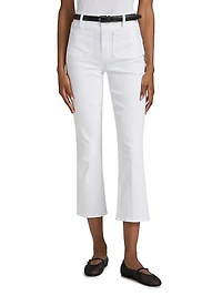 Noya Slim-Fit Flared Crop Jeans