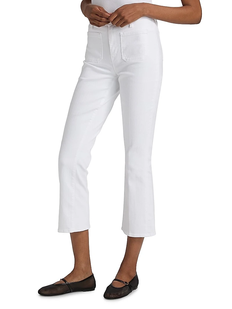 Noya Slim-Fit Flared Crop Jeans