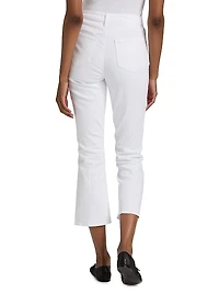 Noya Slim-Fit Flared Crop Jeans