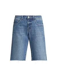 Elise Denim Bermuda Shorts