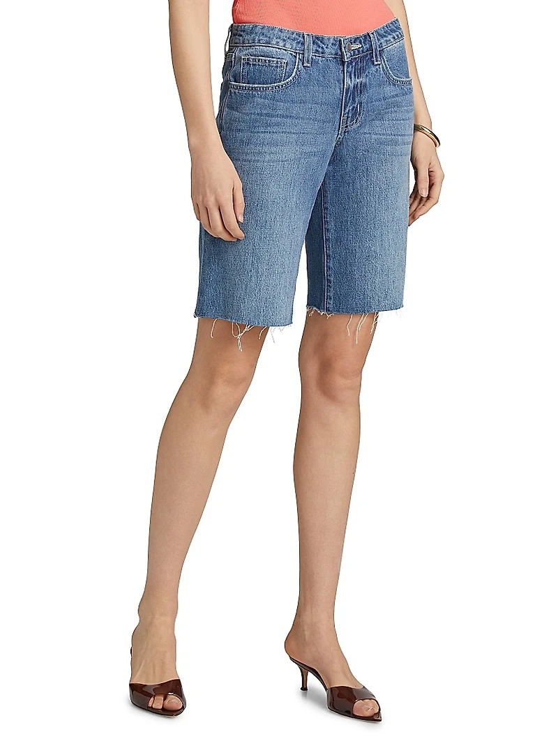 Elise Denim Bermuda Shorts