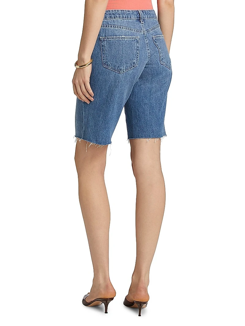 Elise Denim Bermuda Shorts